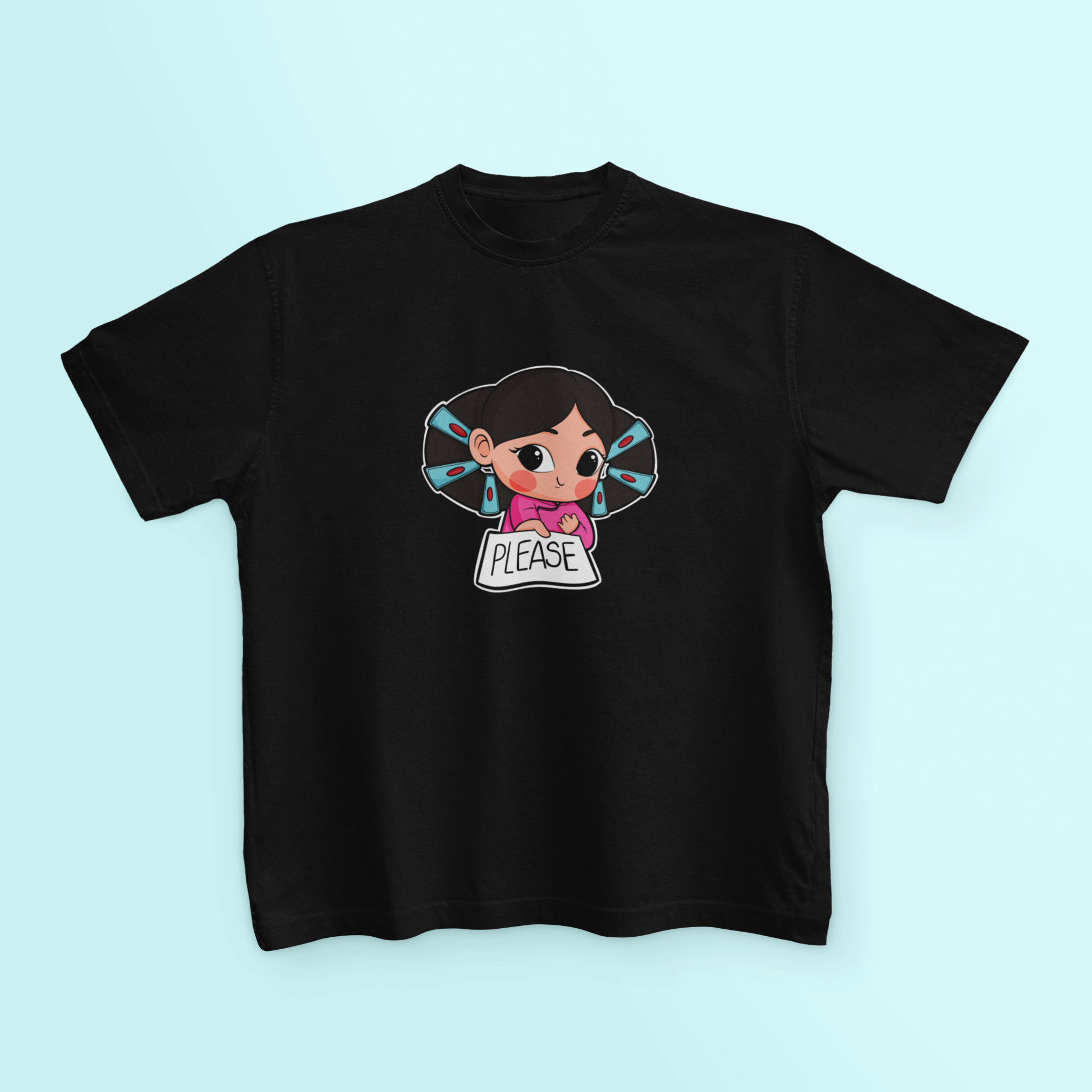 Kids' 'Polite Plea Girl' T-Shirt