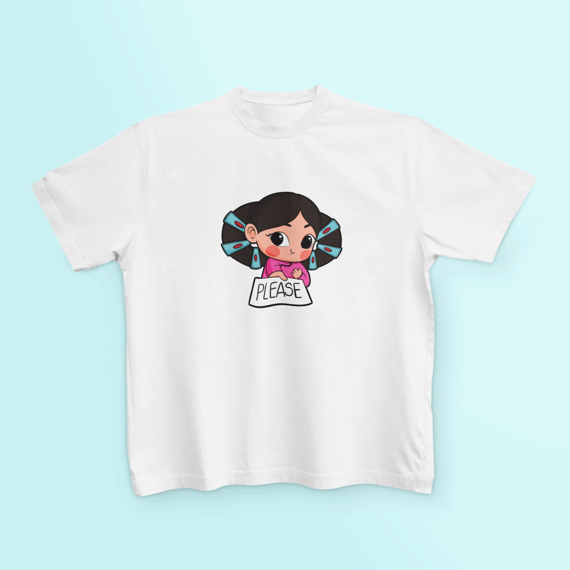 Kids' 'Polite Plea Girl' T-Shirt