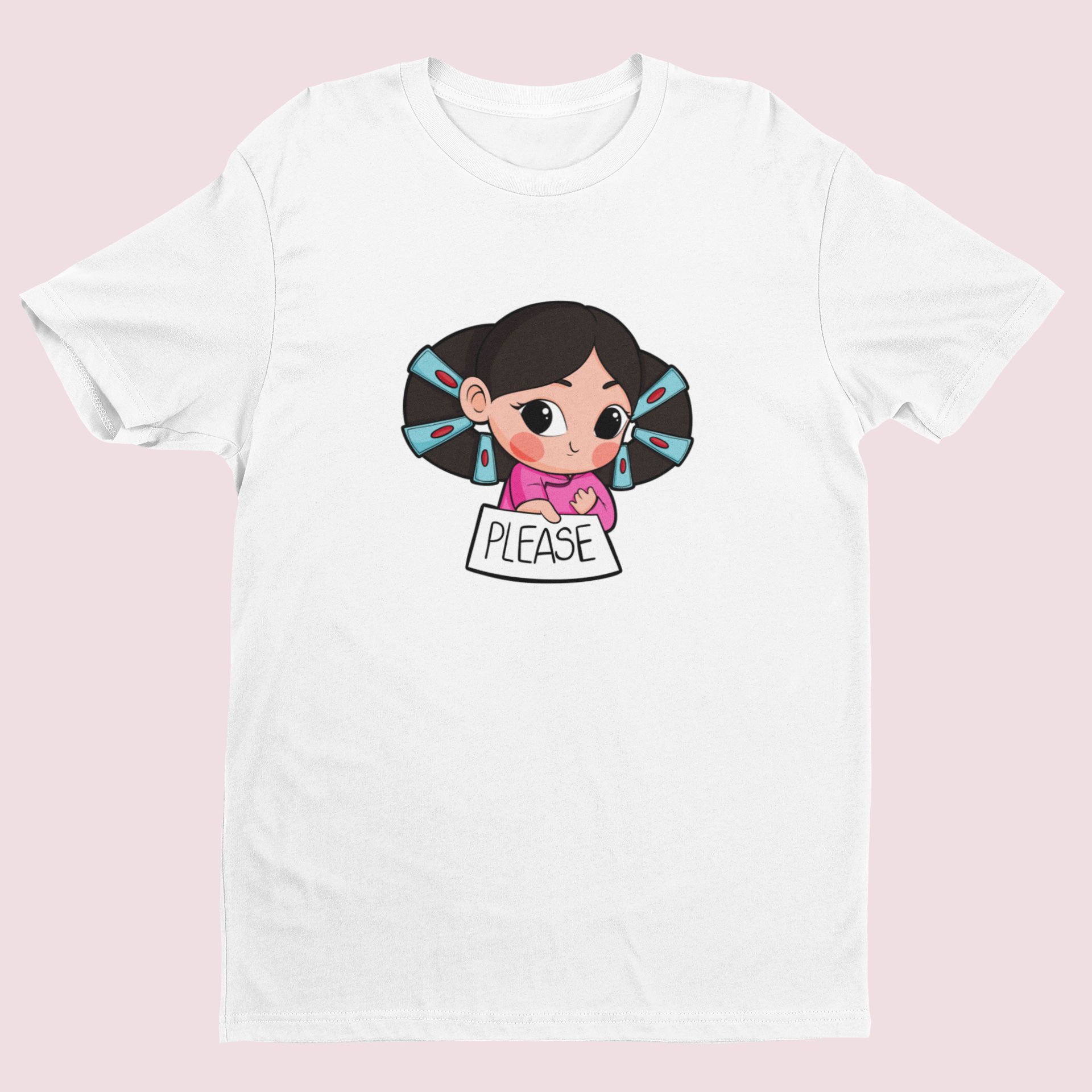 'Polite Plea Girl' T-Shirt